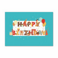 Birthday Expressions Birthday Card - Silver Lined White Fastick  Envelope